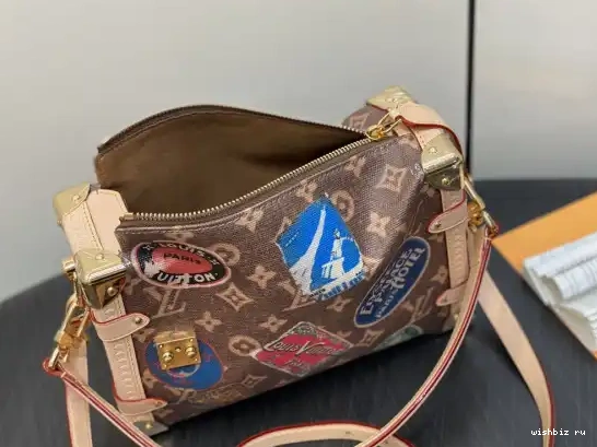 WIS LOUIS Trunk VUITTON PM-21*14*6CM Side 0420